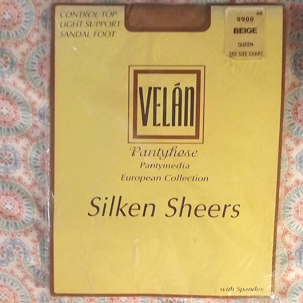Elan Beige Silken Sheers Pantyhose